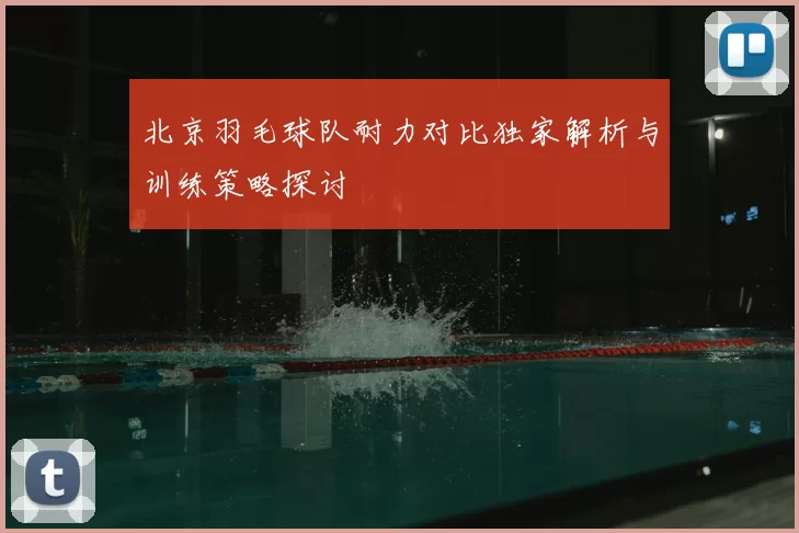 北京羽毛球队耐力对比独家解析与训练策略探讨