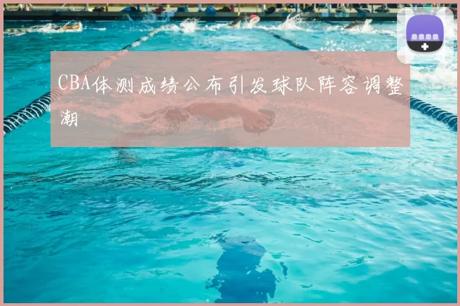 CBA体测成绩公布引发球队阵容调整潮